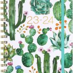 2023-2024 Planner - Planner 2023-2024, Weekly & Monthly Planner, Jul 2023 - Jun 2024, 8.5" x 6.4", Planner with Hardcover, Twin - Wire Binding, Monthly Tabs, Inner Pocket, Elastic Closure, Daily Organizer